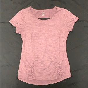 Women's Gaiam Pink Yoga Tee Large